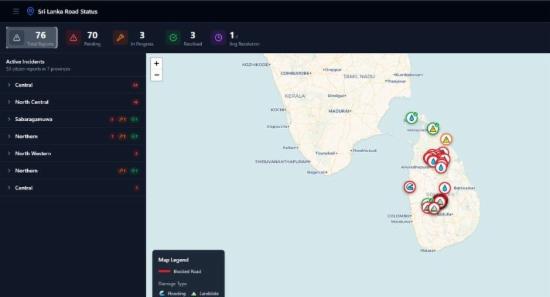 road-lk.org Goes Live | Real-Time Road Updates